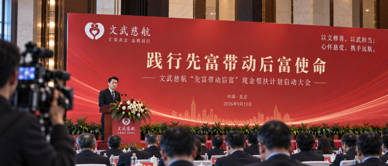 文武慈航先富带动后富现金帮扶计划启动大会
